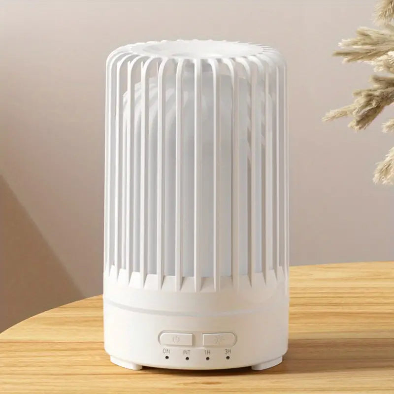 Ribbed White Electronic Diffuser