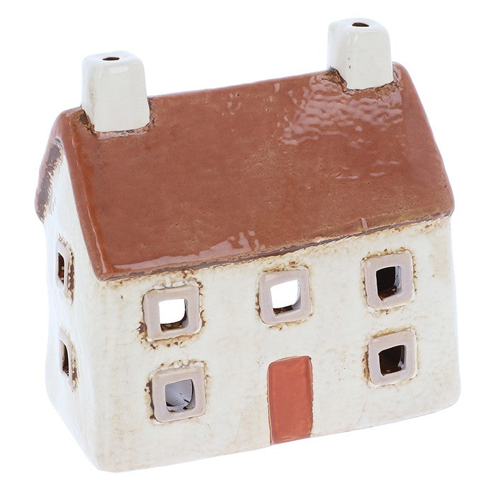 Beige Croft House | Village Pottery Tealight Holder