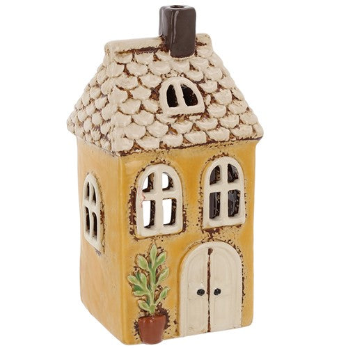 Yellow Garden House | Village Pottery Tealight Holder