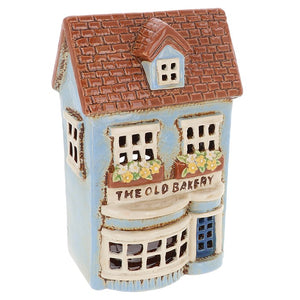 Powder Blue The Old Bakery Shop | Village Pottery Tealight Holder