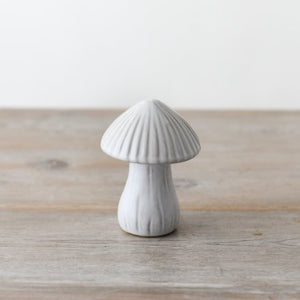 Ribbed Mushroom Small | Reactive Glaze Ceramic Ornament