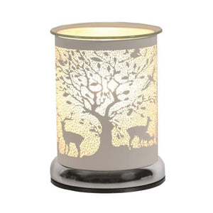 White Shimmer Stag | Electric Touch Sensitive Wax Burner