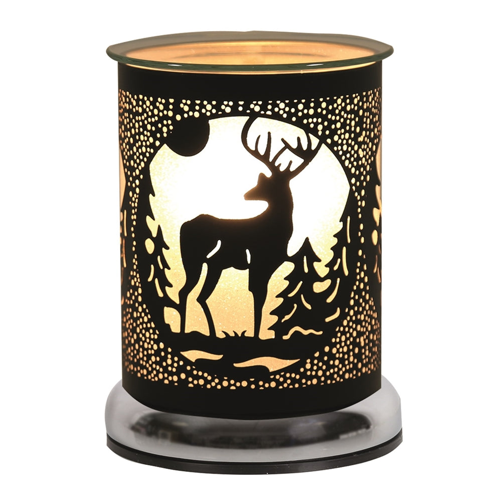 Black Shimmer Stag | Electric Touch Sensitive Wax Burner