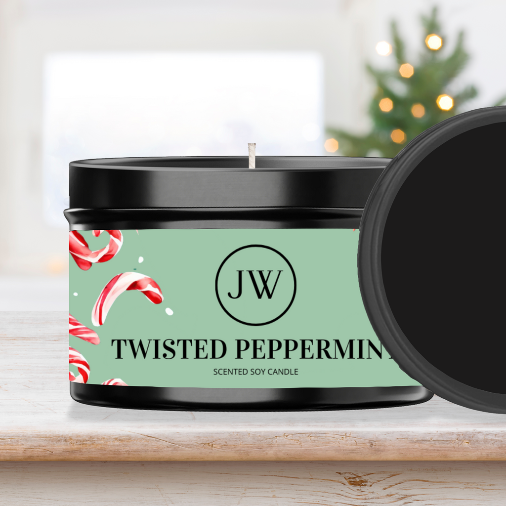 Twisted Peppermint | Limited Edition Soy Tin Candle