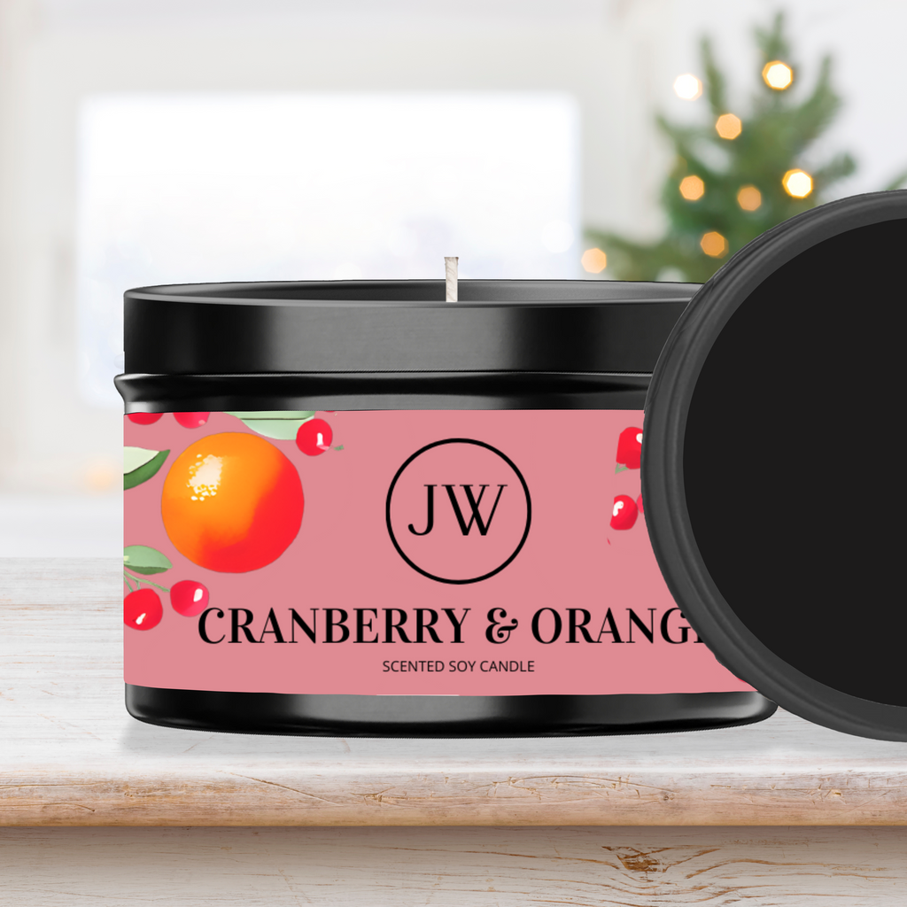 Cranberry & Orange | Limited Edition Soy Tin Candle