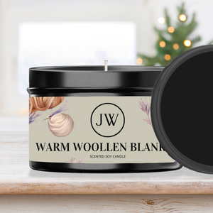 Warm Woollen Blanket | Limited Edition Soy Tin Candle