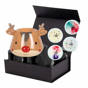 The Reindeer Wax Burner & Wax Melts Gift Set