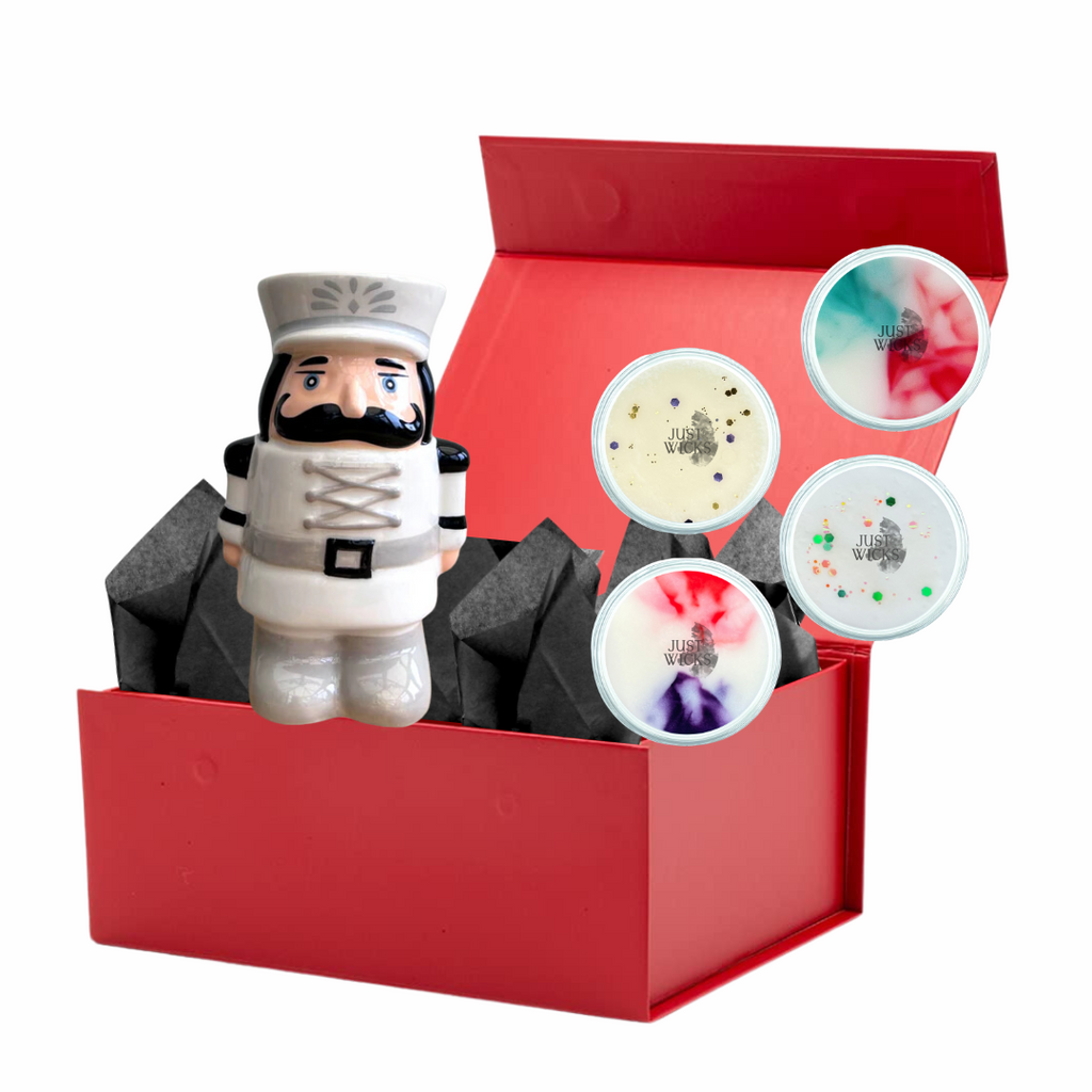 The White Nutcracker Wax Burner & Wax Melts Gift Set