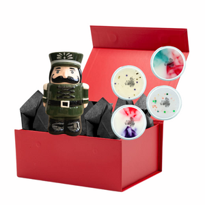 The Green Nutcracker Wax Burner & Wax Melts Gift Set