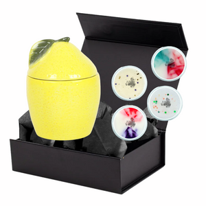 The Lemon Wax Burner & Wax Melts Gift Set