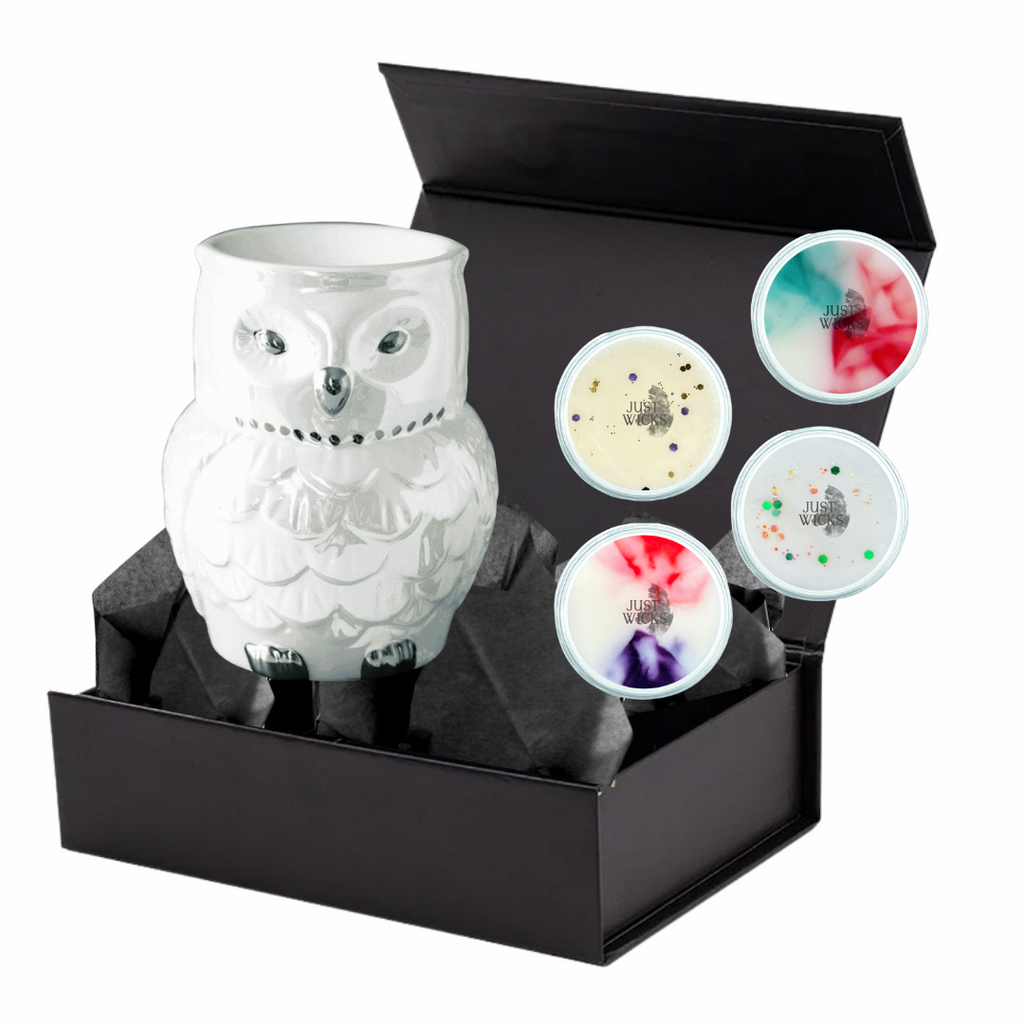 The Owl Wax Burner & Wax Melts Gift Set