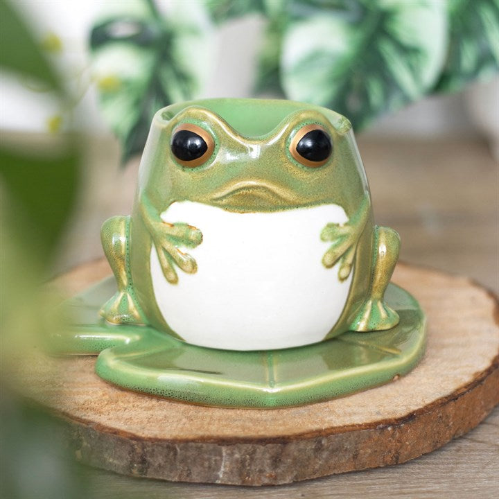 Frog on Lily Pad | Tealight Wax Burner