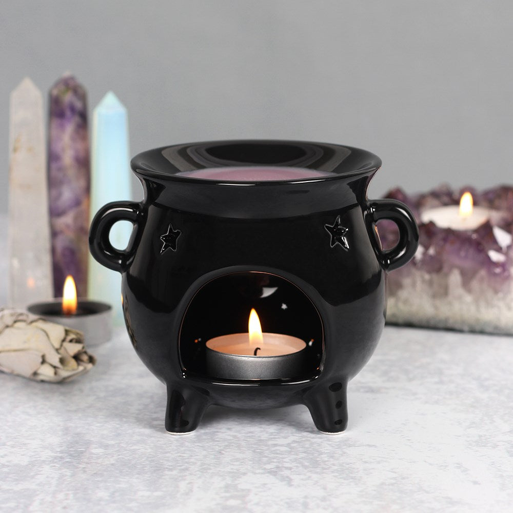 Black Cauldron | Tealight Wax Burner