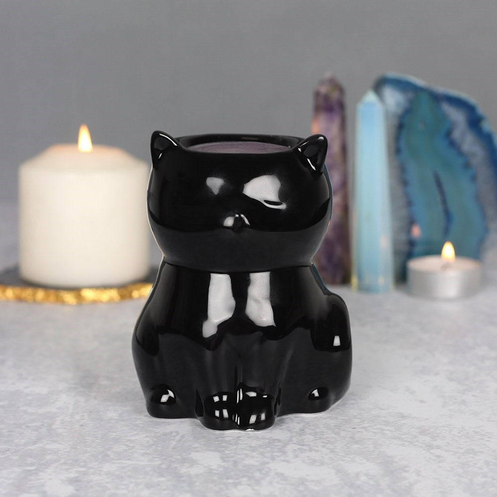 Black Cat | Tealight Wax Burner