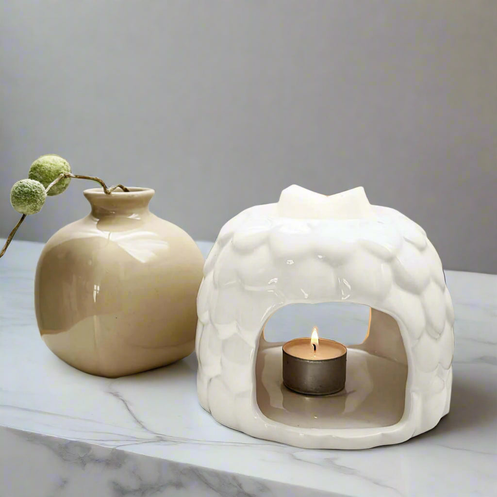 Suva White | Opulence Tealight Burner