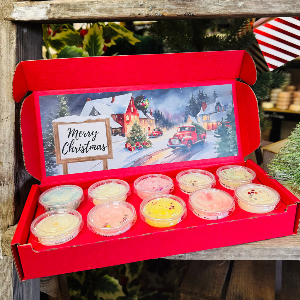 Merry Christmas | Soy Wax Melt Shot Pot Box