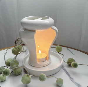 Cassis White | Opulence Tealight Burner