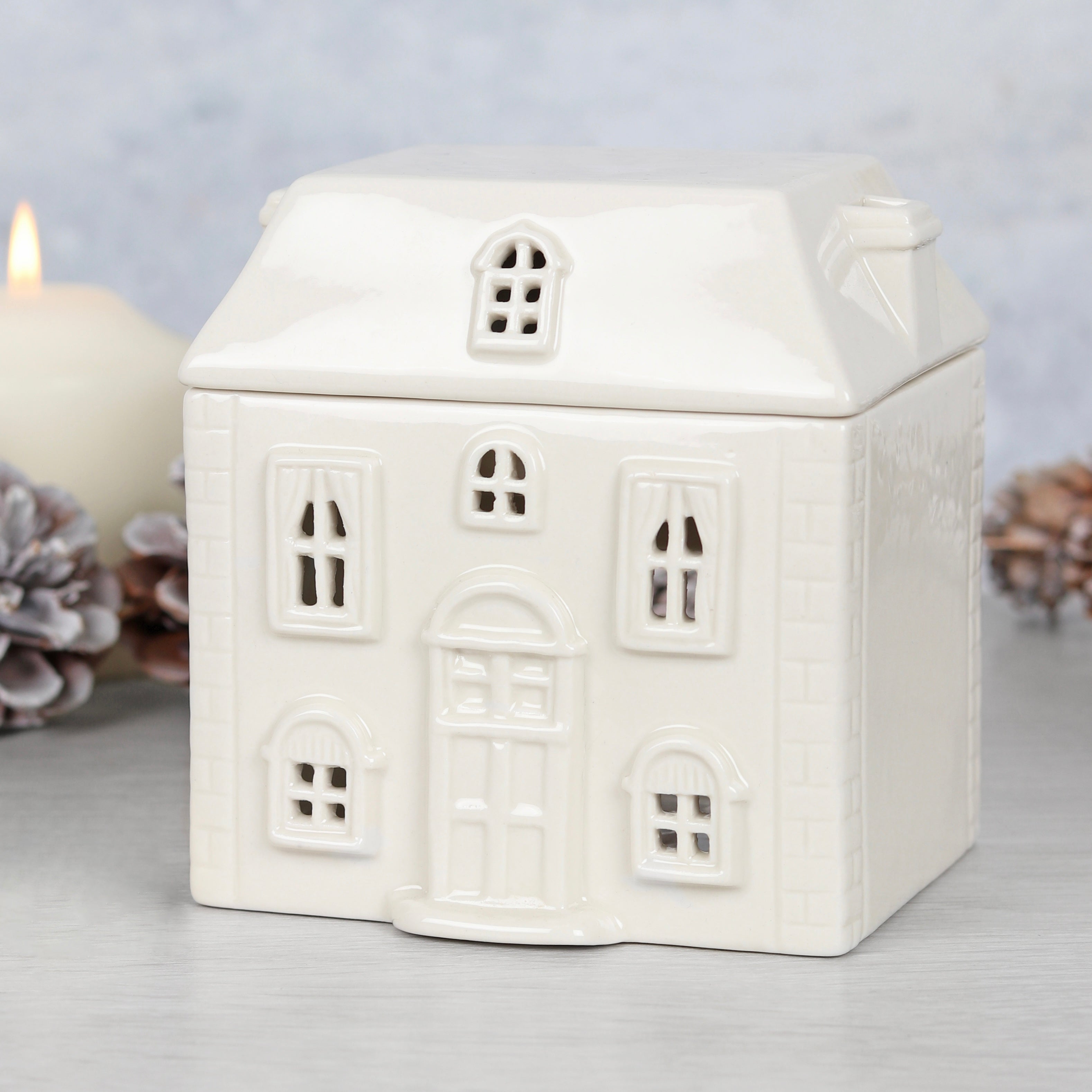 White House | Tealight Wax burner