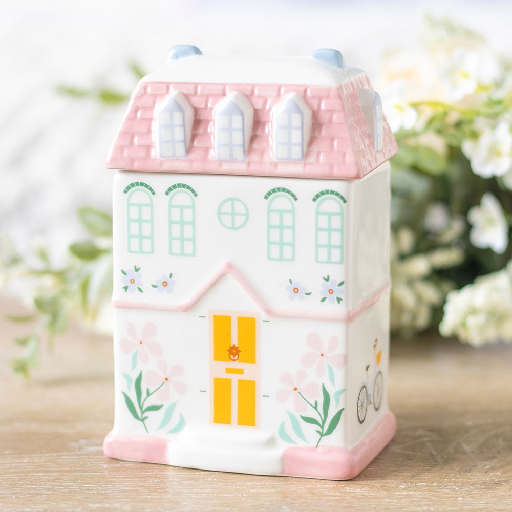 Pastel Town House | Tealight Wax Burner