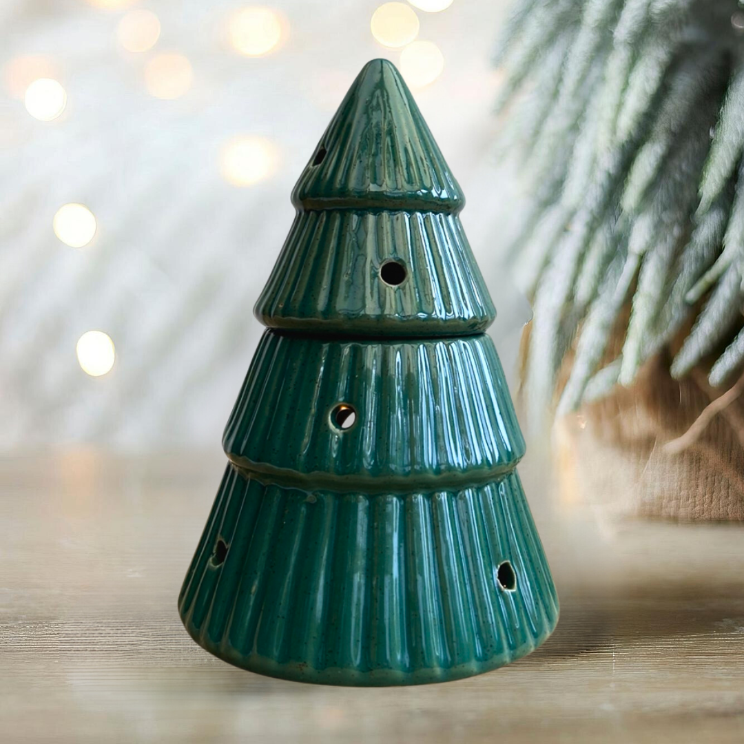 Christmas Tree Forest Green | Tealight Wax Burner