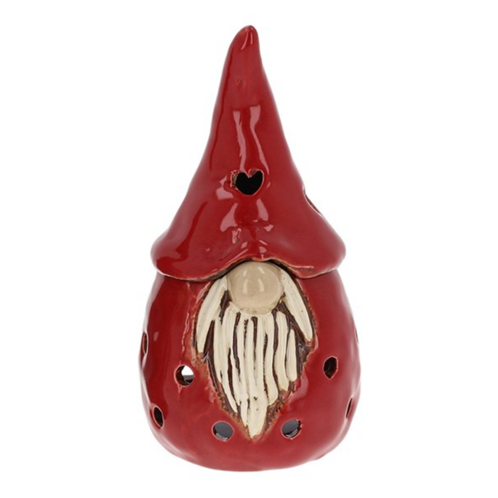 Christmas Red Gonk | Village Pottery Tealight Wax Burner