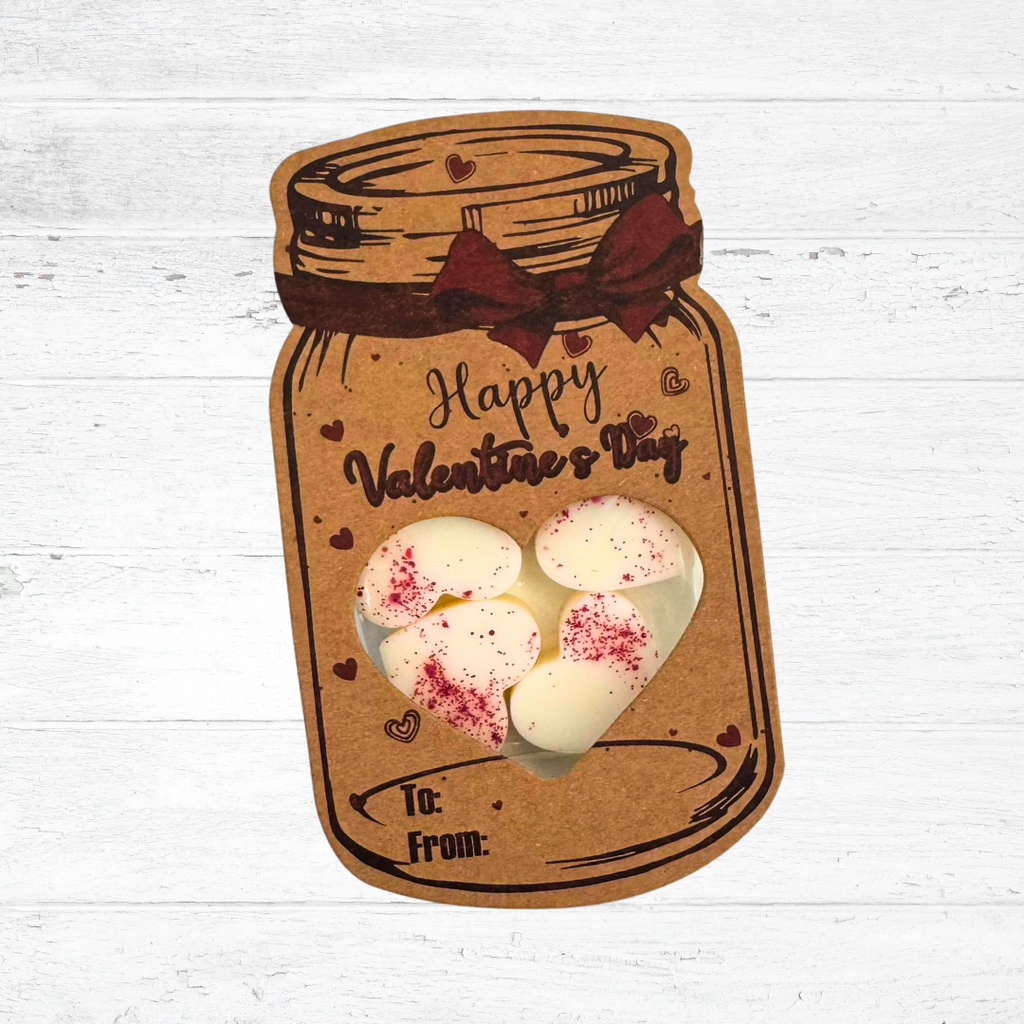 Strawberries & Cream | Limited Edition Wax Melt Jar of Hearts