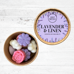 Lavender & Linen | Limited Edition Shaped Wax Melt Pots