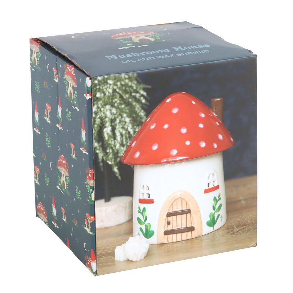 Toadstool House | Tealight Wax Burner