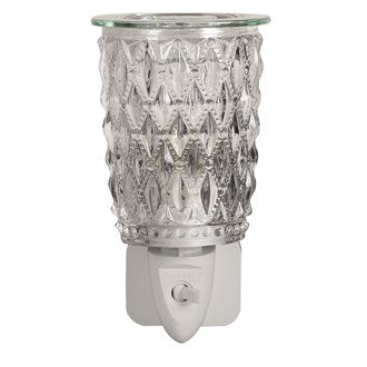 Glass Diamond Clear | Mini Plug In Burner