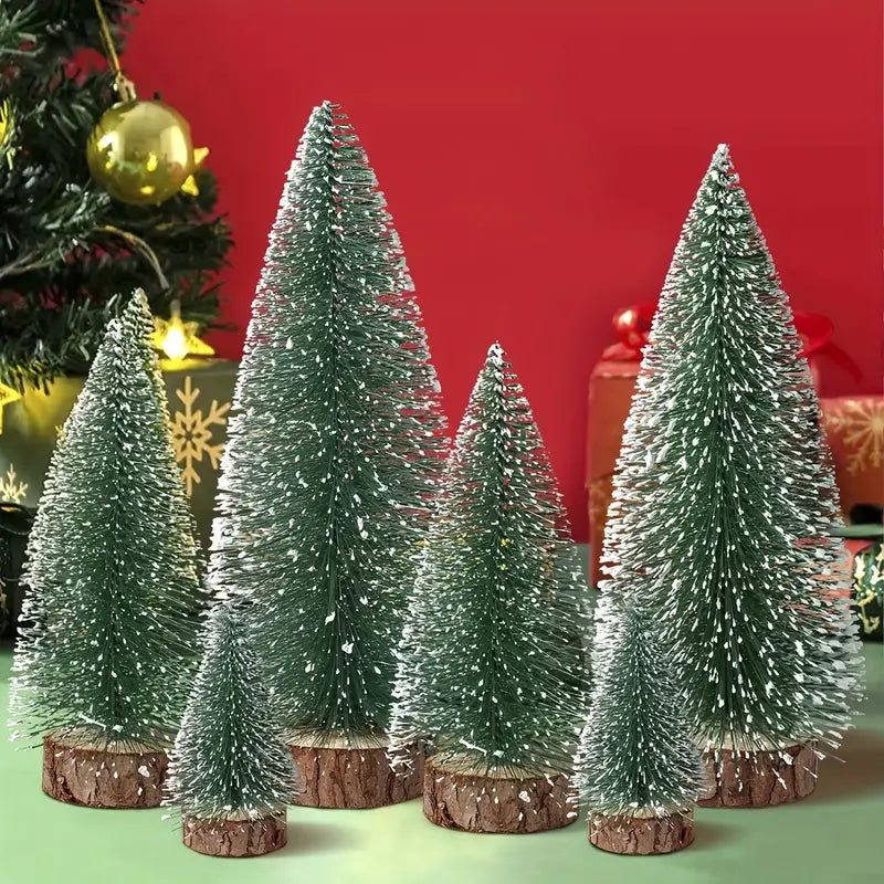 Bottle Brush Christmas Trees