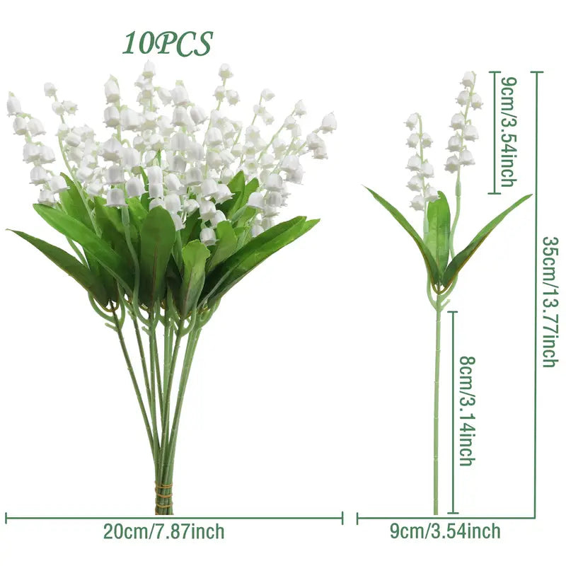 Artificial Lily Of The Valley Stems