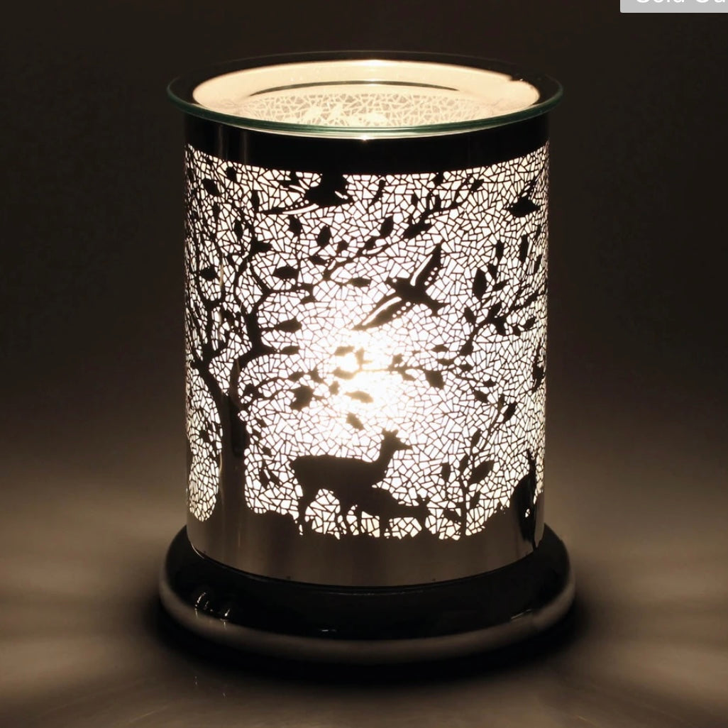 Chrome Shimmer Stag | Electric Touch Sensitive Wax Burner